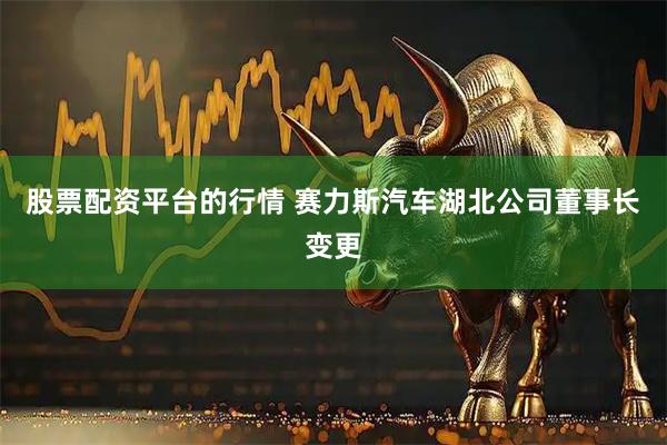 股票配资平台的行情 赛力斯汽车湖北公司董事长变更